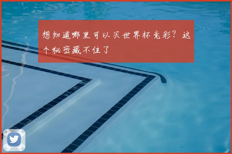 想知道哪里可以买世界杯竞彩？这个秘密藏不住了